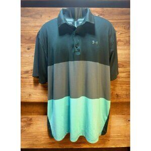 Under Armour Heatgear The Playoff Colorblock Golf Polo XXL